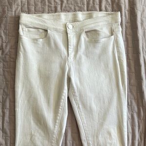 J. Jill white skinny jean